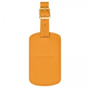 Apricot - Leather Longchamp Le FoulonnÉ Luggage tag Men Accessories | AU9289ZU