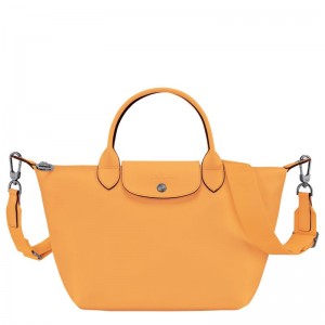 Apricot - Leather Longchamp Le Pliage Xtra S Women Handbag | AU7191GS