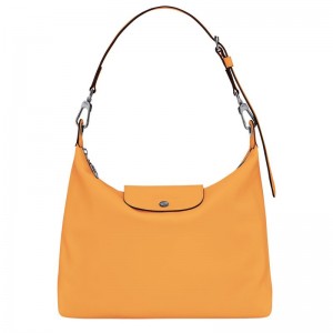 Apricot - Leather Longchamp Le Pliage Xtra M Hobo Women Shoulder Bags | AU7521ZU