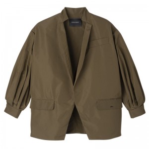 Artichoke - Technical taffeta Longchamp Kimono Women Jackets | AU8554MQ