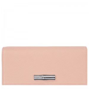 Ballerina - Leather Longchamp Le Roseau Flap Women Wallets | AU7854WN