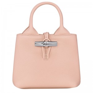 Ballerina - Leather Longchamp Le Roseau XS Women Handbag | AU7321SG