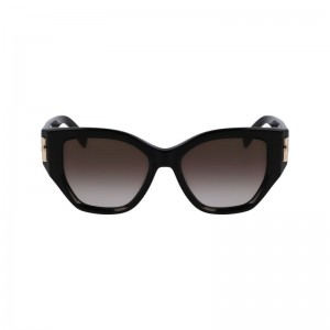 Black - Acetate Longchamp Women Sunglasses | AU8453BE