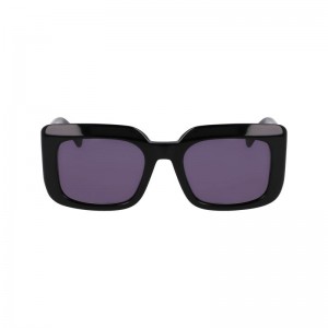 Black - Acetate Longchamp Women Sunglasses | AU8477QM