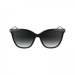 Black - Acetate / Metal Longchamp Women Sunglasses | AU8470UZ