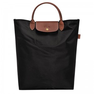 Black - Canvas Longchamp Le Pliage Original M Tote Men Handbag | AU8901OK