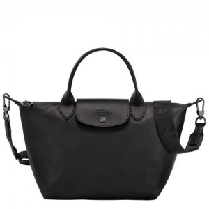 Black - Leather Longchamp Le Pliage Xtra S Women Handbag | AU7359MQ