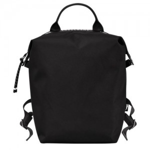 Black - Recycled canvas Longchamp Le Pliage Energy L Men Backpacks | AU8861XY