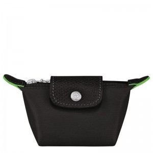 Black - Recycled canvas Longchamp Le Pliage Green Men Coin Purses | AU9016ZU