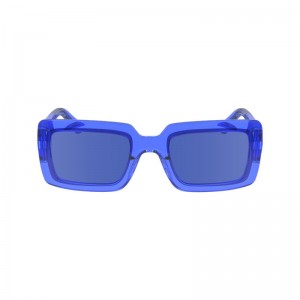 Blue - Plant Based Resin Longchamp Fall-Winter 2023 Collection Women Sunglasses | AU8475WN