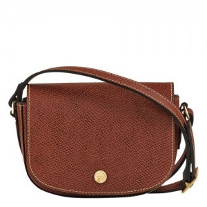 Brown - Leather Longchamp Épure XS Women Crossbody Bags | AU7499AH