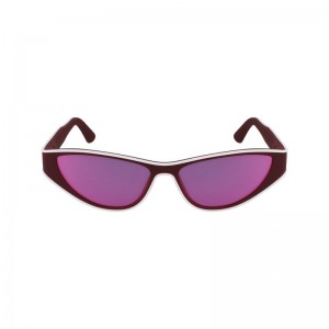 Burgundy - Plant Based Resin Longchamp Women Sunglasses | AU8519PJ