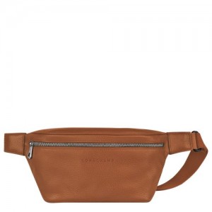 Caramel - Leather Longchamp Le FoulonnÉ M Men Belt Bags | AU8889RV