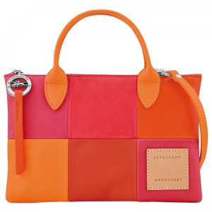 Carrot - Leather Longchamp Re-play XS Women Handbag | AU7320DF