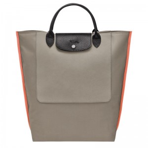 Clay - Canvas Longchamp Cabas M Tote Men Handbag | AU8932DF