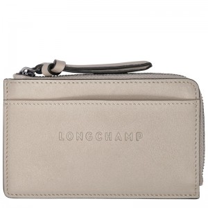 Clay - Leather Longchamp 3D Men Card Holder | AU9022MQ