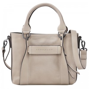 Clay - Leather Longchamp 3D S Women Handbag | AU7283EB