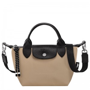 Clay - Recycled canvas Longchamp Le Pliage Energy XS Women Handbag | AU7183UZ