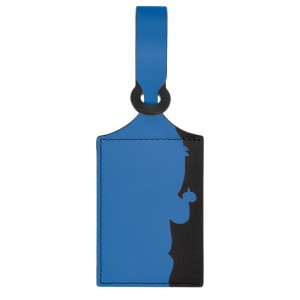 Cobalt - Leather Longchamp LGP Travel Luggage tag Women Accessories | AU8171UZ