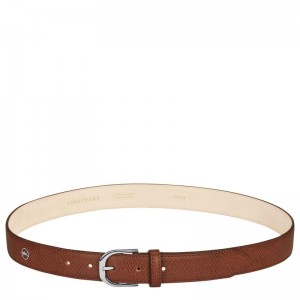 Cognac - Leather Longchamp Le Pliage Women Belts | AU8364OK