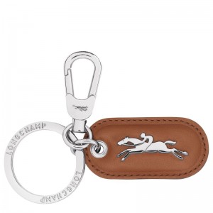 Cognac - Leather Longchamp Le Pliage Xtra Women Key Rings | AU8067UZ