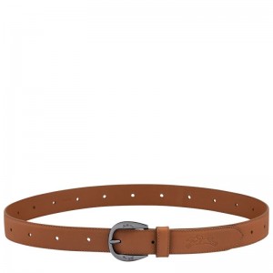 Cognac - Leather Longchamp Le Pliage Xtra Women Belts | AU8370EB