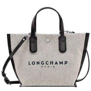 Ecru - Canvas Longchamp Essential XS Handbag Women Mini Bags | AU7142KO