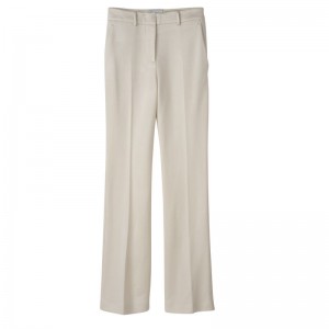 Ecru - Jersey Longchamp Suit Women Pants | AU8709NW