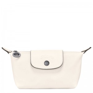 Ecru - Leather Longchamp Le Pliage Xtra Women Pouches | AU7937ZU