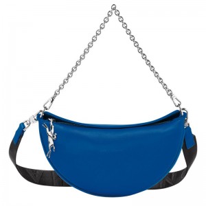 Electric Blue - Leather Longchamp Smile S Crossbody Women Shoulder Bags | AU7533IL