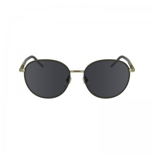 Gold/Khaki - Acetate / Metal Longchamp Fall-Winter 2023 Collection Women Sunglasses | AU8517SG