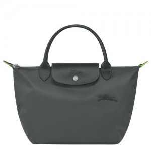 Graphite - Recycled canvas Longchamp Le Pliage Green S Women Handbag | AU7352ZU