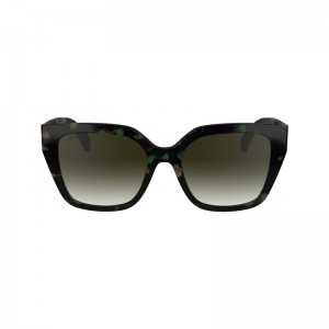 Green Havana - Acetate Longchamp Women Sunglasses | AU8514GS