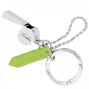 Green Light - Metal Longchamp Le Pliage Xtra Women Key Rings | AU8426WN