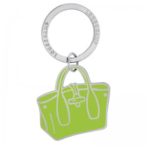 Green Light - Metal Longchamp Le Roseaus Women Key Rings | AU8062WN