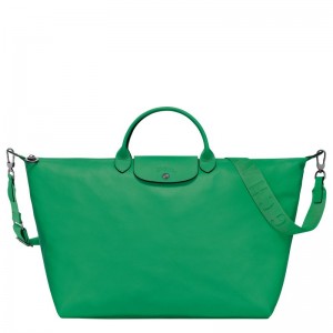 Green - Leather Longchamp Le Pliage Xtra S Women Travel Bags | AU8092XY