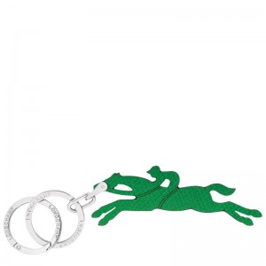 Green - Leather Longchamp Le Pliages Men Key Rings | AU9145IL