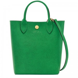 Green - Leather Longchamp Épure XS Tote Women Handbag | AU7258VR