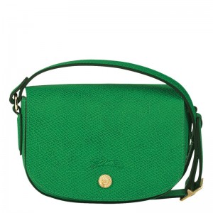 Green - Leather Longchamp Épure XS Women Crossbody Bags | AU7430UZ