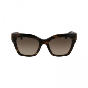 Green - Organic acetate Longchamp Women Sunglasses | AU8479EB