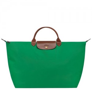 Green - Recycled canvas Longchamp Le Pliage Original S Women Travel Bags | AU8106UZ