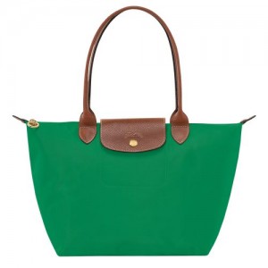 Green - Recycled canvas Longchamp Le Pliage Original M Tote Women Shoulder Bags | AU7613XY