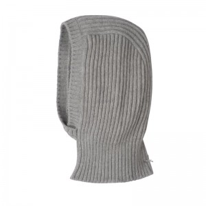 Grey - Knit Longchamp Balaclava Women Hats | AU8208OK