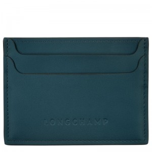 Ink blue - Leather Longchamp Le FoulonnÉ Women Card Holder | AU7871LI