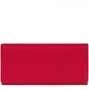 Love - Leather Longchamp Le FoulonnÉ Continental Women Wallets | AU7826MQ