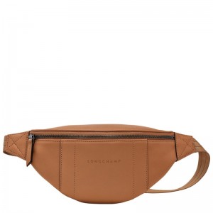 Natural - Leather Longchamp 3D S Women Belt Bags | AU7631FD