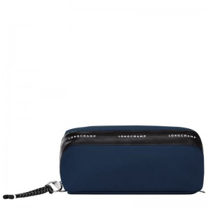 Navy - Canvas Longchamp Le Pliage Energy Women Pouches | AU8020SG