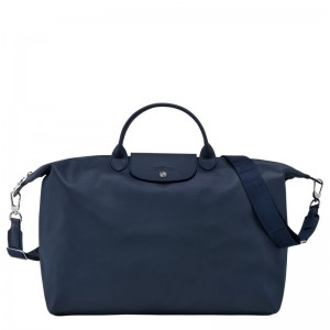 Navy - Leather Longchamp Le Pliage Xtra S Men Travel Bags | AU9156RV