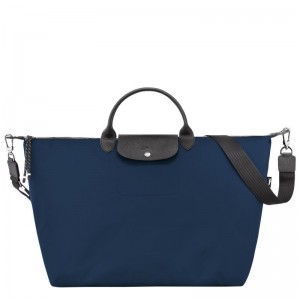 Navy - Recycled canvas Longchamp Le Pliage Energy S Women Travel Bags | AU8072SG