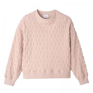 Nude - Jersey Longchamp Women Sweatshirt | AU8652ZU